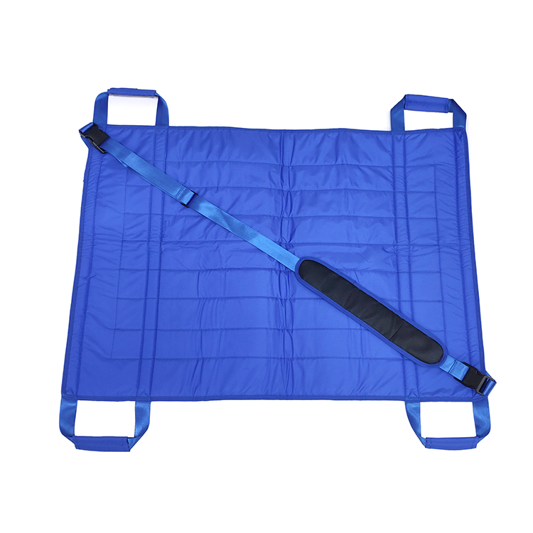 Patient transfer pad for elderly disabled bedridden home nursing care