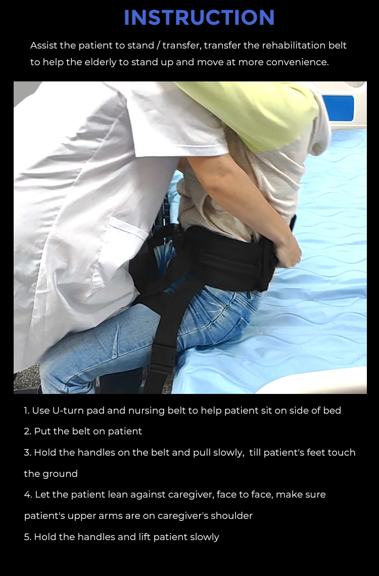 Cintura di trasferimento per la deambulazione