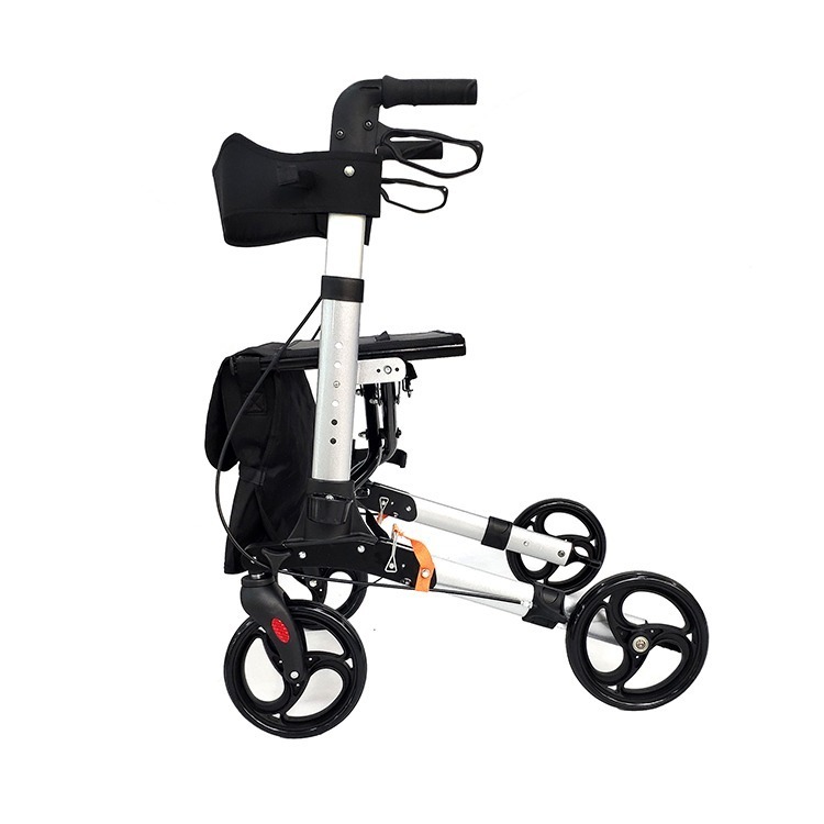 Lightweight Aluminum Alloy Four Wheel Walker Bringing You Easy Mobility