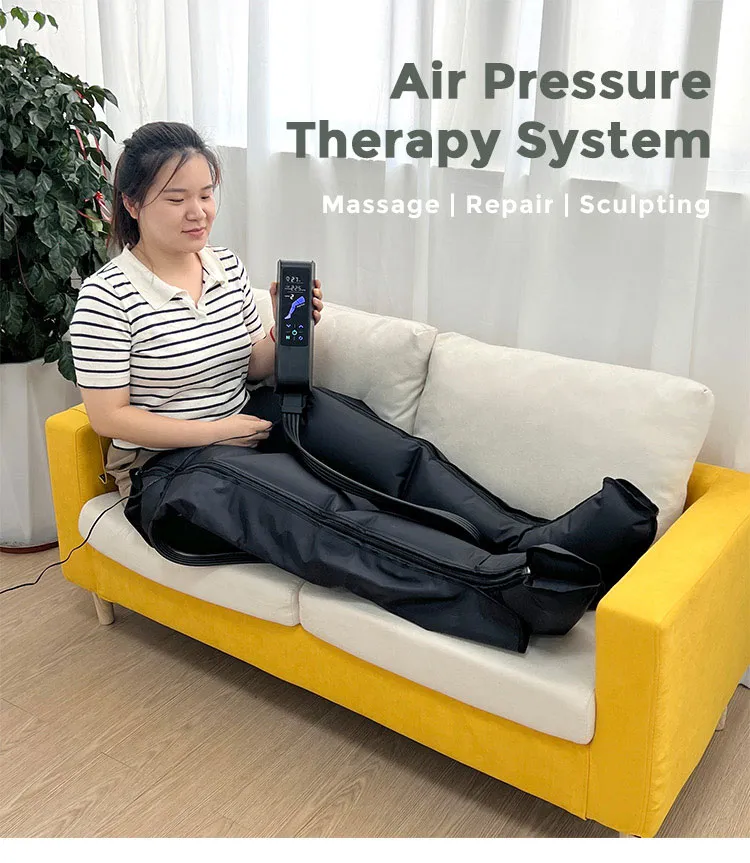 Air Compression Recovery Pump Boots Leg Massager Blood Circulator