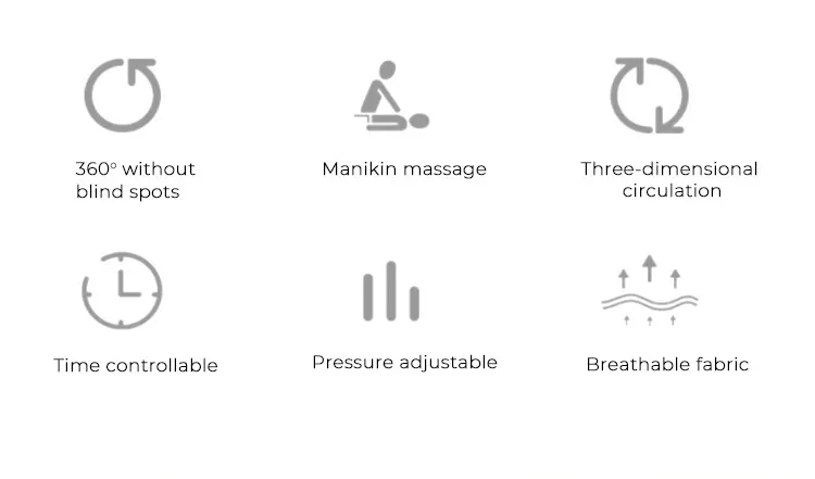 جهاز تدليك الساقين بالضغط الهوائي فيت كينج