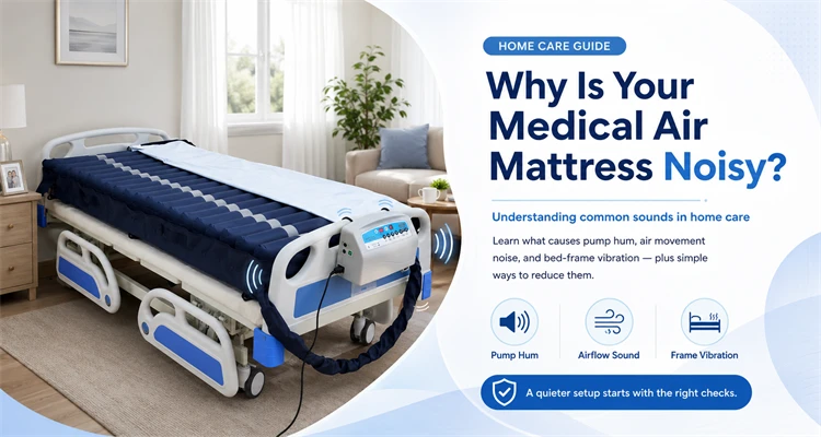 Quelles sont les causes du bruit des matelas à air médicaux dans les soins à domicile